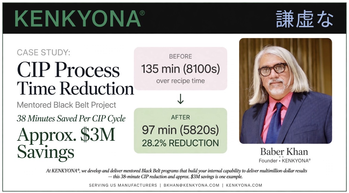 CIP Process Time Reduction